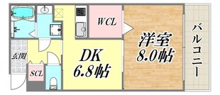 ハピネス武庫之荘の物件間取画像